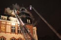 Feuer 3 Dachstuhlbrand Koeln Muelheim Gluecksburgstr P104